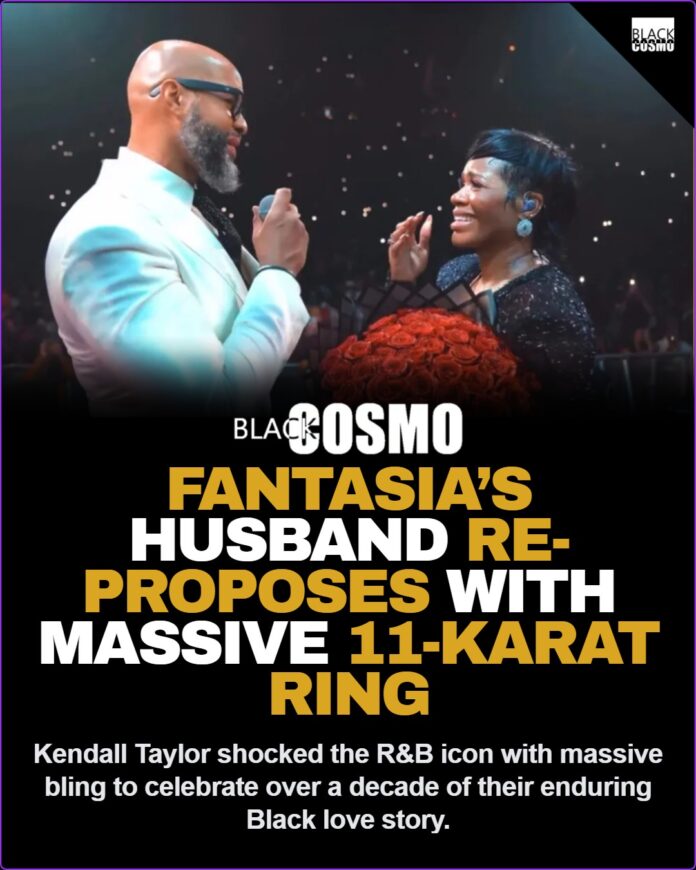 Fantasia’s Husband Re-Proposes: 11 Karats for 11 Years of Love 💍❤️ Fantasia’s Husband Re-Proposes After 11 Years — 11 Karats for 11 Years of Love