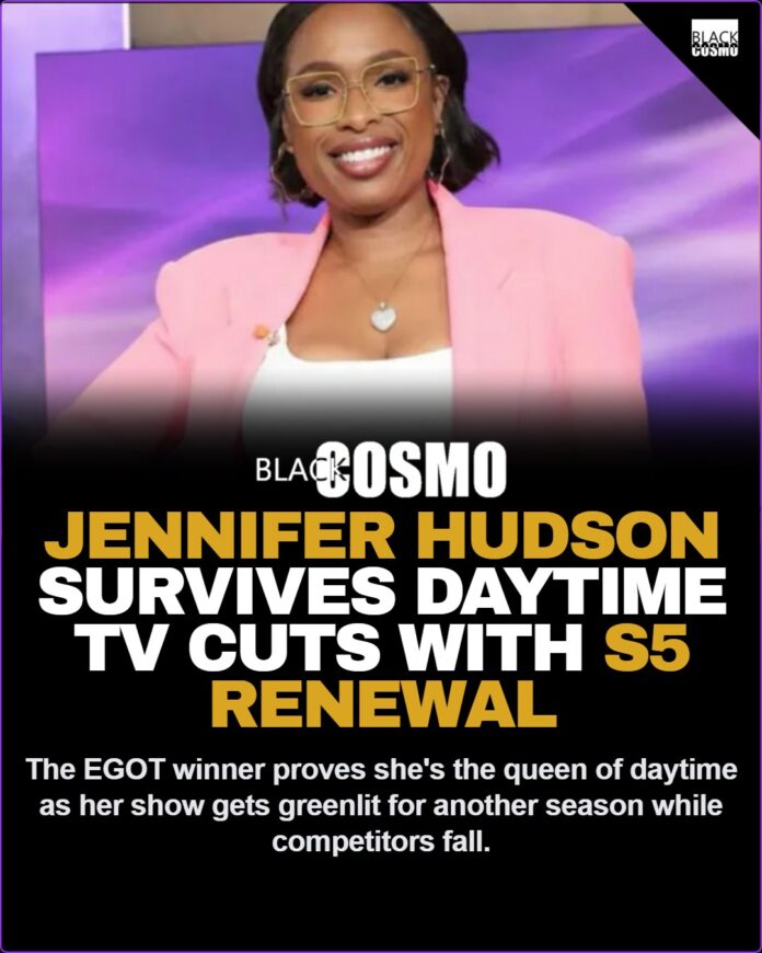 Jennifer Hudson Show Renewed for Season 5 Amid Daytime TV Cancellations 🎤✨ Jennifer Hudson Secures Season 5 as Daytime Shows Get the Axe