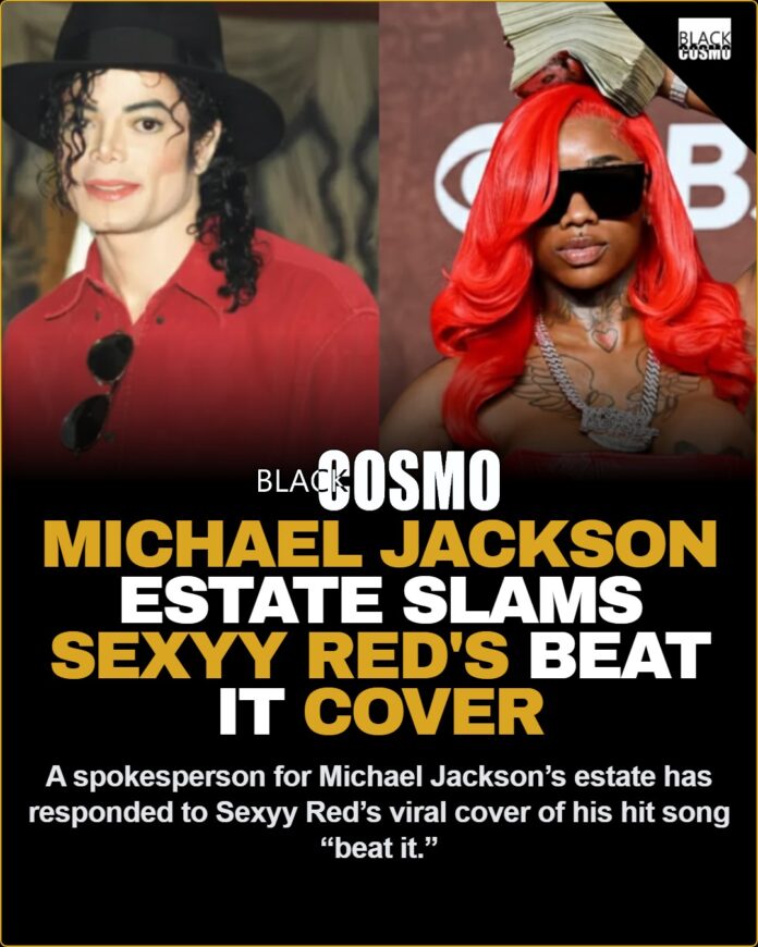 Spokesperson For Michael Jackson’s Estate Responds To Sexyy Red’s Cover To “Beat It” Spokesperson For Michael Jackson’s Estate Responds To Sexyy Red’s Cover To “Beat It”