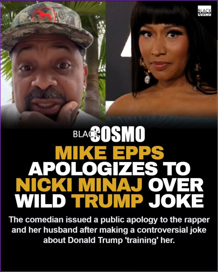 Mike Epps Apologizes to Nicki Minaj After Donald Trump Comedy Joke Mike Epps Apologizes to Nicki Minaj After Donald Trump Comedy Joke