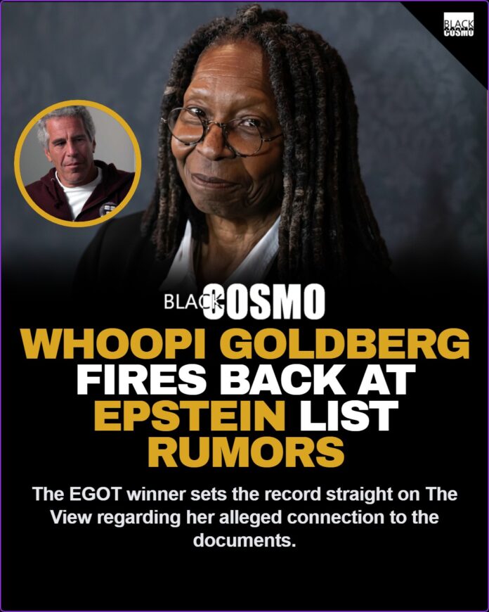 Whoopi Goldberg Breaks Down Why Her Name Appeared In The Epstein Files Whoopi Goldberg Breaks Down Why Her Name Appeared In The Epstein Files