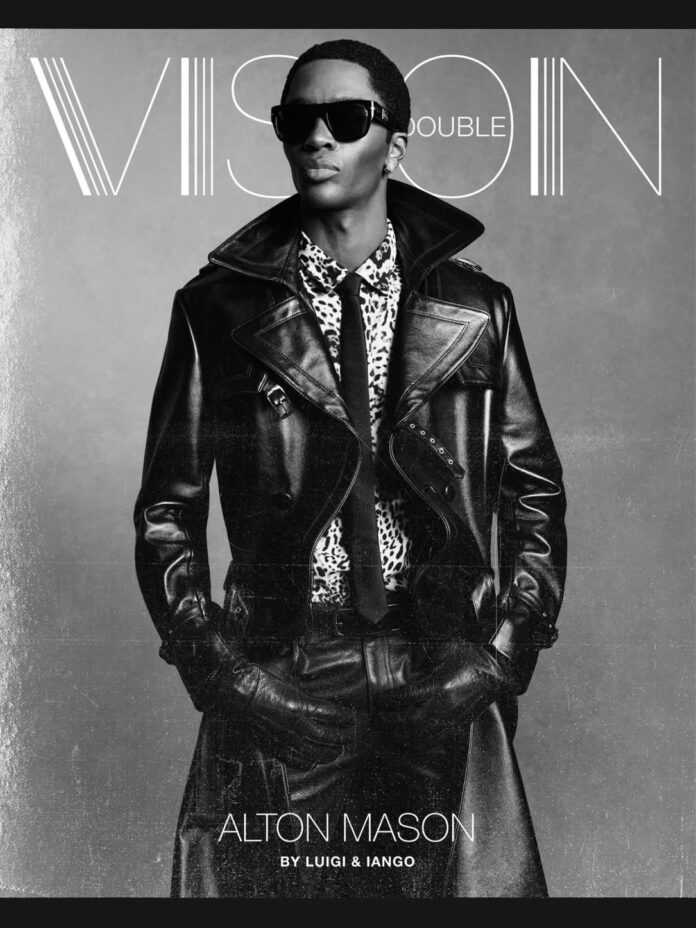 Alton Mason on The Double Vision February — Breaks Barriers with High-Fashion Edge Alton Mason on The Double Vision February — Breaks Barriers with High-Fashion Edge