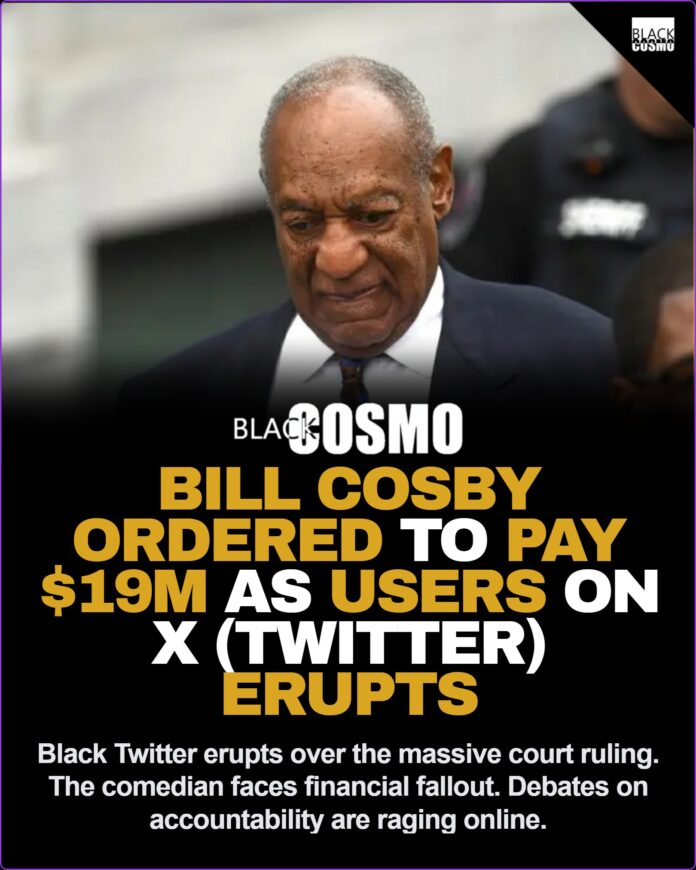Black Twitter Reacts: $19M Verdict Against Bill Cosby Sparks Debate A professional portrait of Bill Cosby reflecting on his legacy amidst massive legal and financial penalties.