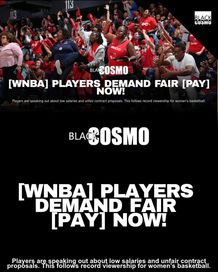 WNBA Players Demand Fair Pay WNBA Players Demand Fair Pay