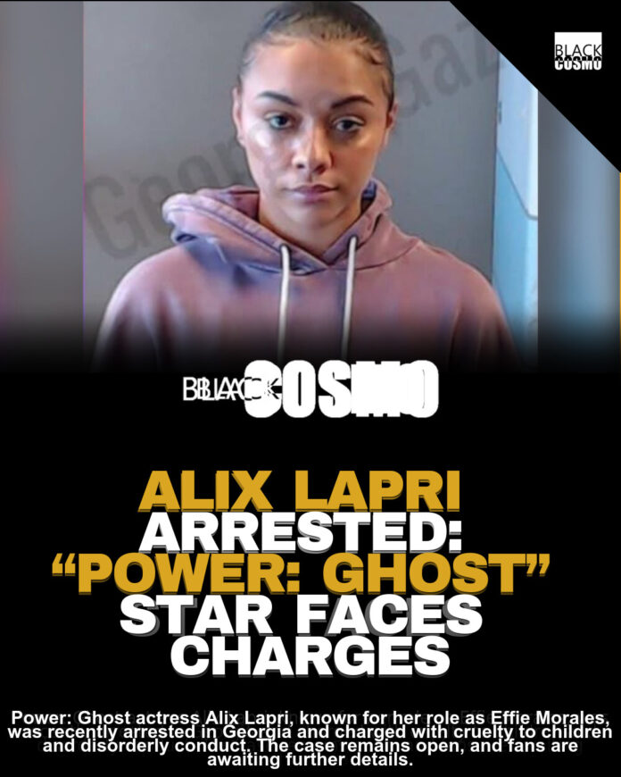 Alix Lapri Arrested on Child Cruelty Charges Alix Lapri Arrested on Child Cruelty Charges