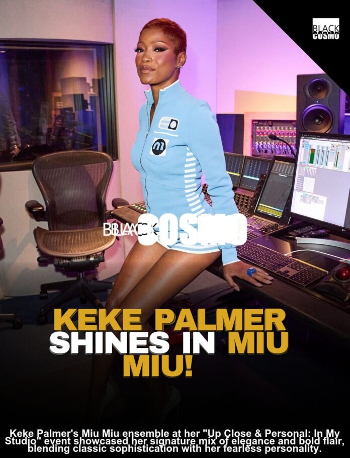 Keke Palmer Shines in Miu Miu! Keke Palmer Shines in Miu Miu!