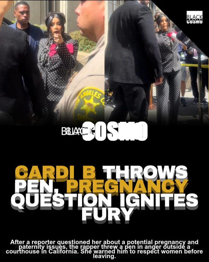 Cardi B Throws Pen: Paternity Drama with Offset? Cardi B Throws Pen: Paternity Drama with Offset?