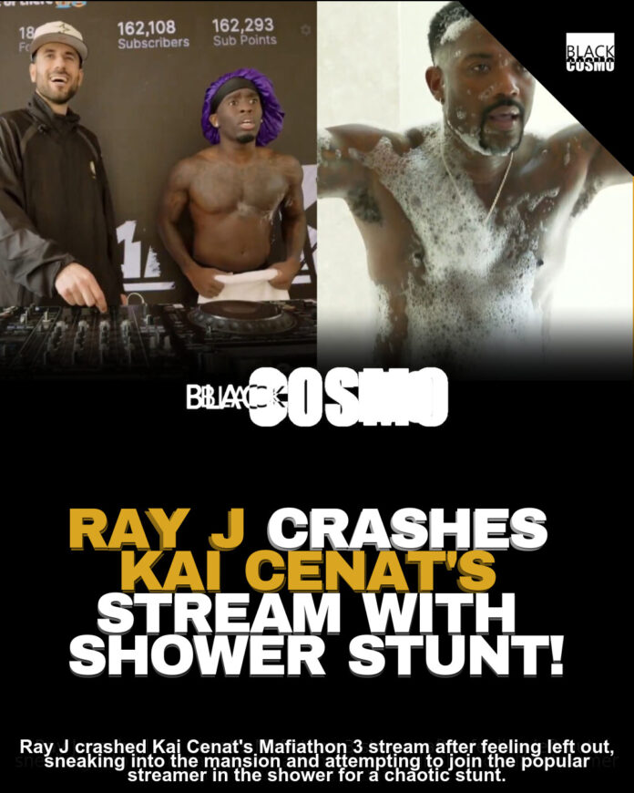 Ray J’s Mafiathon Mansion Shower Stunt! Ray J’s Mafiathon Mansion Shower Stunt!