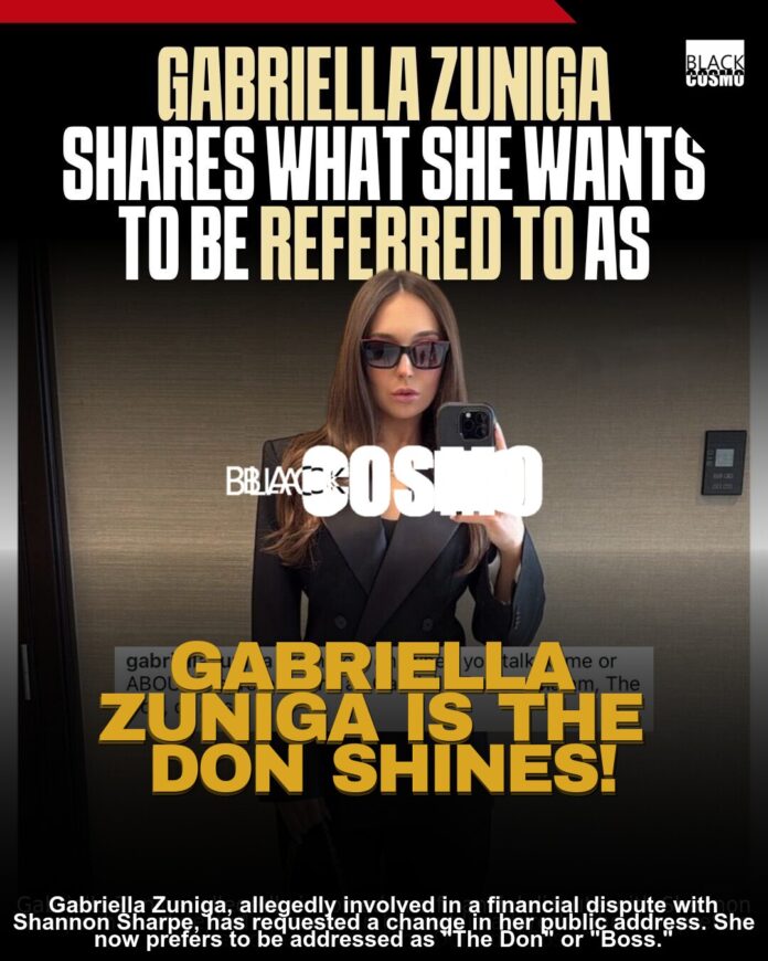 Gabby Zuniga: Shannon Sharpe Scandal Message Gabby Zuniga: Shannon Sharpe Scandal Message
