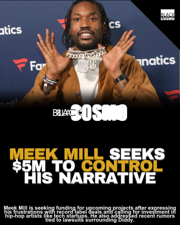 Meek Mill Seeks $5M for Book, Album & Film Meek Mill Seeks $5M for Book, Album & Film