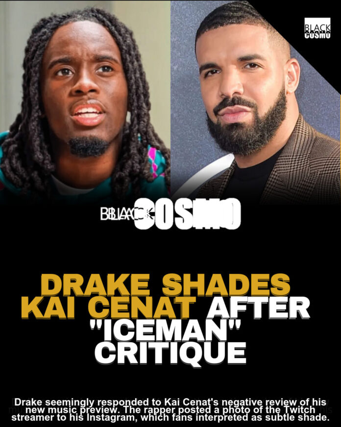 Drake Disses Kai Cenat Over Review: Livestream Reaction Drake Disses Kai Cenat Over Review: Livestream Reaction