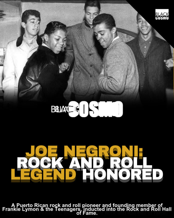 Joe Negroni: Legendary Frankie Lymon Singer Joe Negroni: Legendary Frankie Lymon Singer