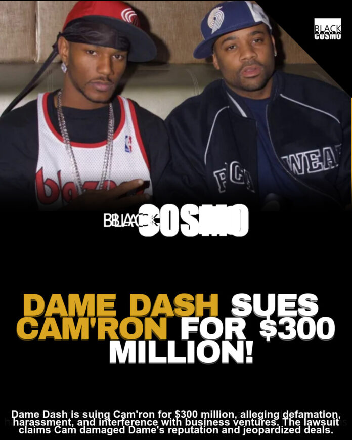 Dame Dash Sues Cam’ron for $300M: Business Feud! Dame Dash Sues Cam’ron for $300M: Business Feud!