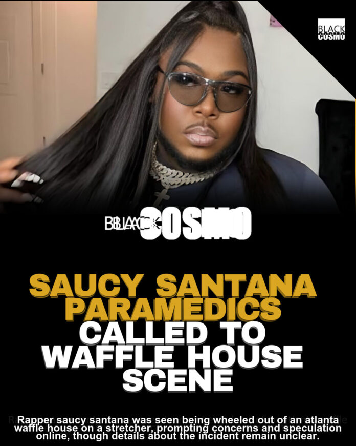Saucy Santana Passed Out at Waffle House, Paramedics Called Saucy Santana Passed Out at Waffle House, Paramedics Called