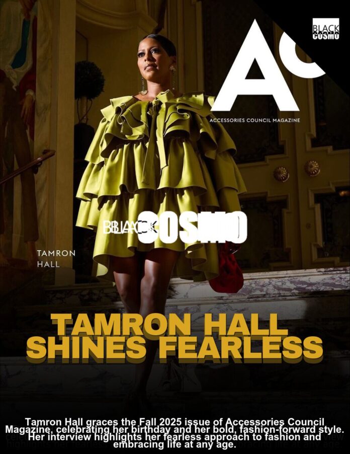 Tamron Hall: Fall 2025 Cover Star Tamron Hall: Fall 2025 Cover Star