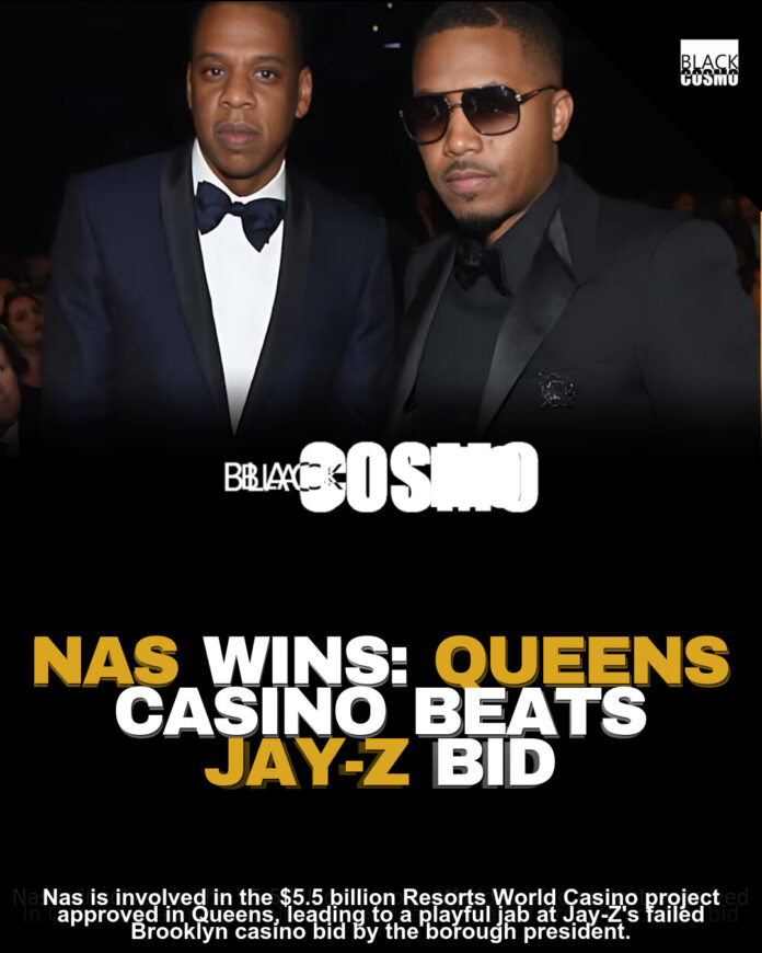 Nas Wins Queens Casino Deal, Jay-Z Loses Times Square Bet Nas Wins Queens Casino Deal, Jay-Z Loses Times Square Bet