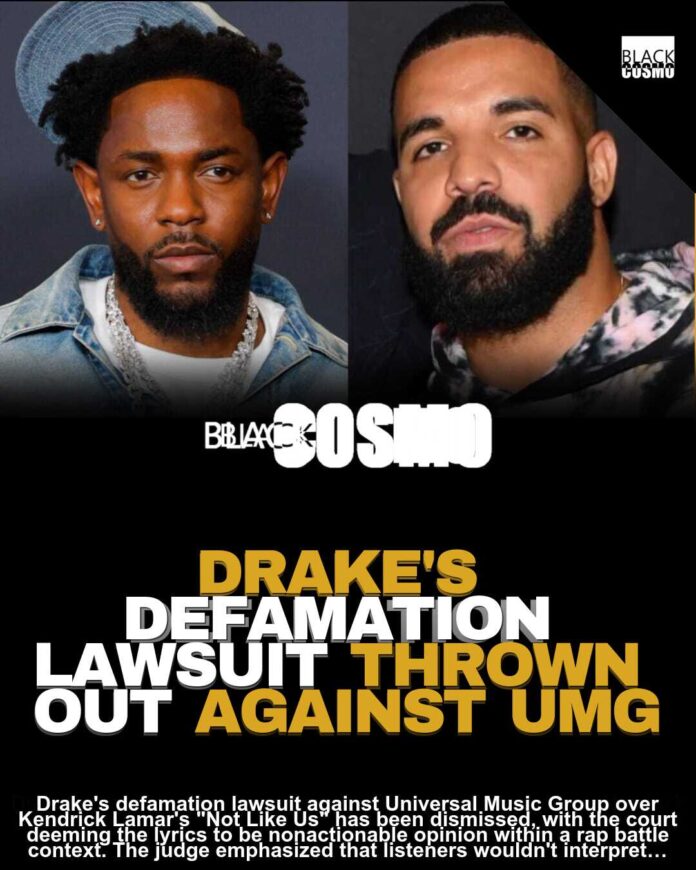 Drake Lawsuit Tossed: Kendrick Lamar Diss Case Dismissed Drake Lawsuit Tossed: Kendrick Lamar Diss Case Dismissed