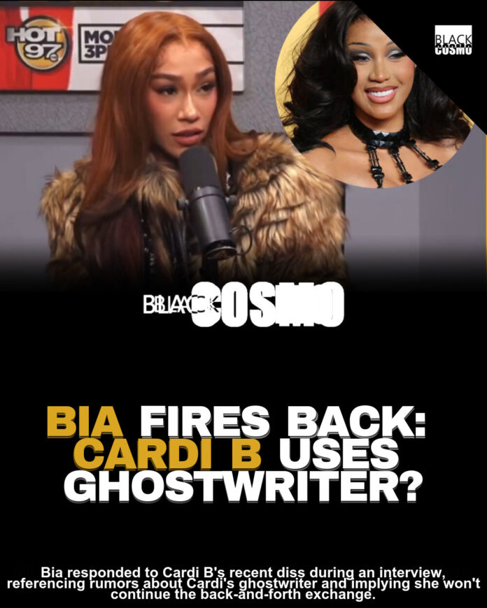 BIA Responds to Cardi B Diss: No More Back & Forth! BIA Responds to Cardi B Diss: No More Back & Forth!