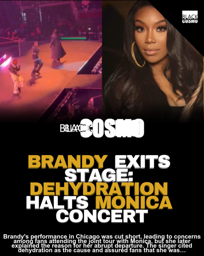 Brandy: Dehydration Scare After Intense Chicago Rehearsals Brandy: Dehydration Scare After Intense Chicago Rehearsals