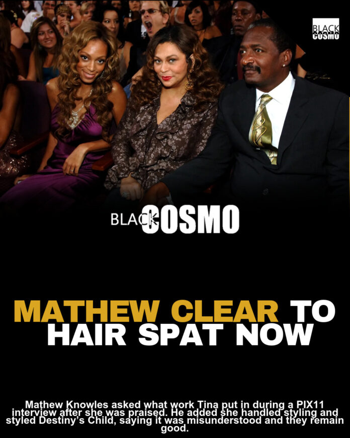 Mathew Knowles Breaks Silence After Tina Mention Interview Mathew Knowles Breaks Silence After Tina Mention Interview