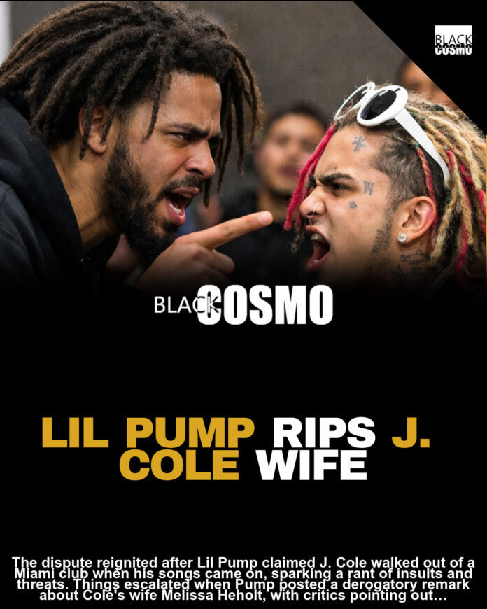 Lil Pump’s Racist Rant Targets J. Cole’s Wife – Outrage Lil Pump’s Racist Rant Targets J. Cole’s Wife – Outrage
