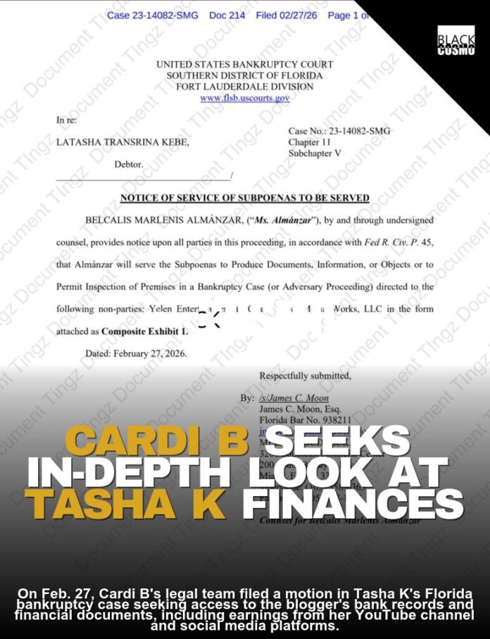 Cardi B Demands Full Financial Disclosure From Tasha K Cardi B Demands Full Financial Disclosure From Tasha K