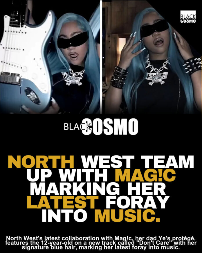 North West Unveils New Collaboration Preview With Dad Ye’s Protégé Mag!c North West Unveils New Collaboration Preview With Dad Ye’s Protégé Mag!c
