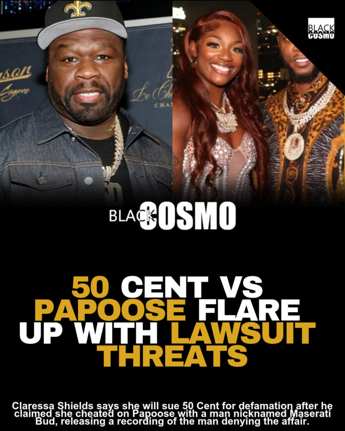 Papoose & Claressa Shields Threaten 50 Cent with Lawsuit Papoose & Claressa Shields Threaten 50 Cent with Lawsuit