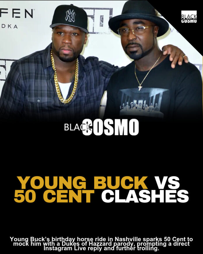 Young Buck Slams 50 Cent Birthday Troll: Scared to Walk Young Buck Slams 50 Cent Birthday Troll: Scared to Walk