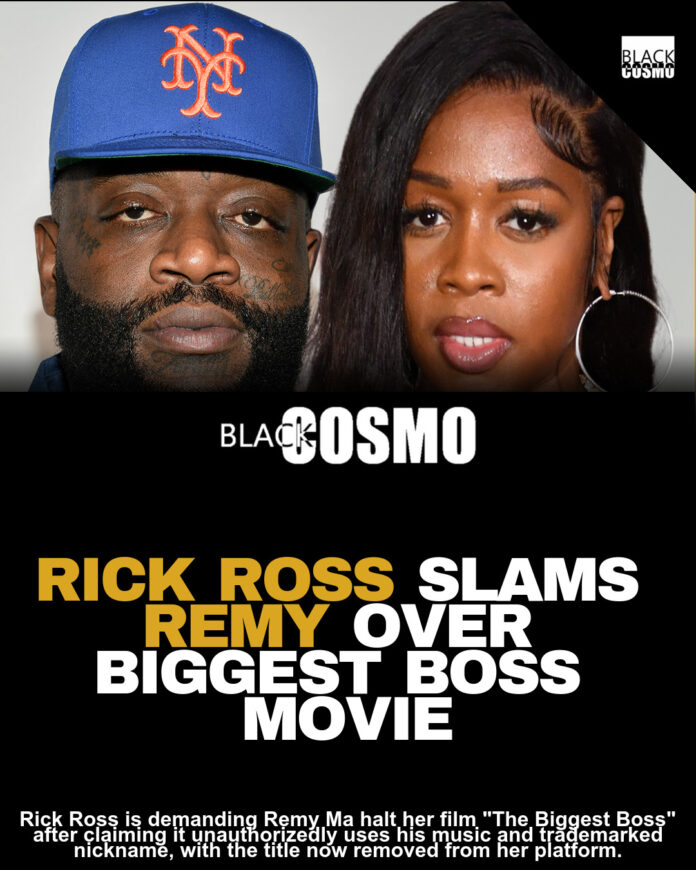 Rick Ross Sends Cease and Desist to Remy Ma Over Biggest Boss Movie Rick Ross Sends Cease and Desist to Remy Ma Over Biggest Boss Movie