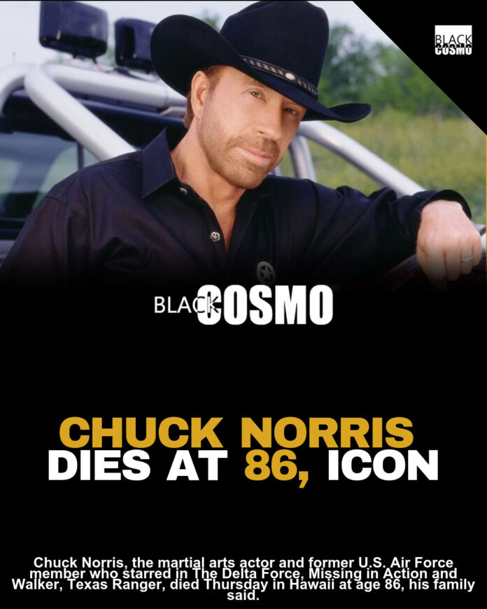 Chuck Norris, Legendary Action Star, Dies at 86, Hawaii Chuck Norris, Legendary Action Star, Dies at 86, Hawaii
