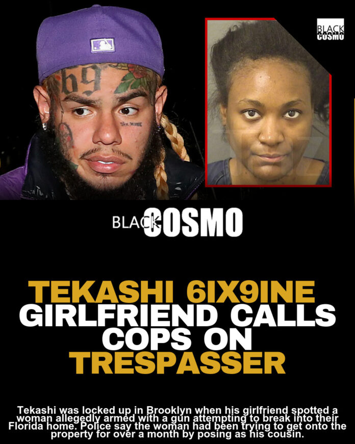 Trespasser Visits Tekashi 6ix9ine’s House While He Calls Girlfriend From Jail Trespasser Visits Tekashi 6ix9ine’s House While He Calls Girlfriend From Jail