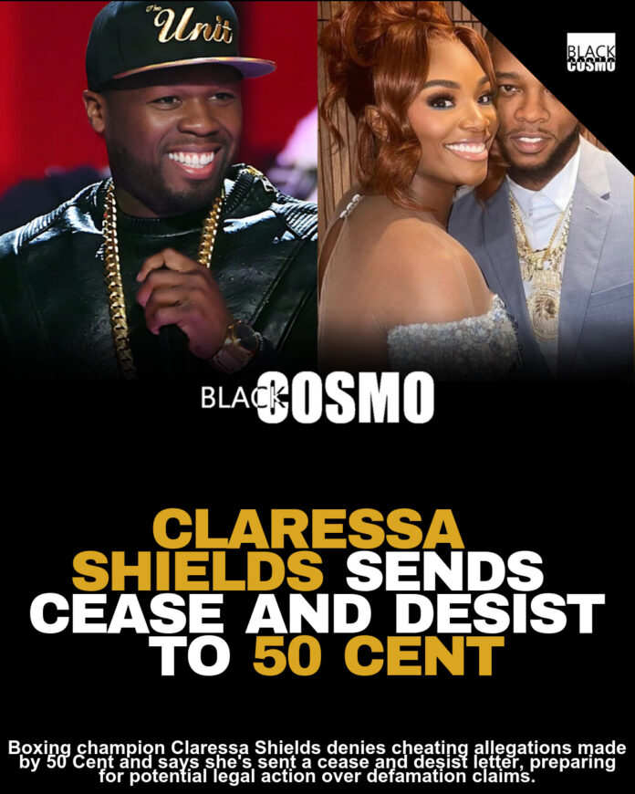 Claressa Shields Sues 50 Cent Over Defamation Claressa Shields Sues 50 Cent Over Defamation