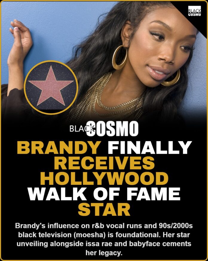 Brandy Receives Hollywood Walk of Fame Star Brandy Receives Hollywood Walk of Fame Star