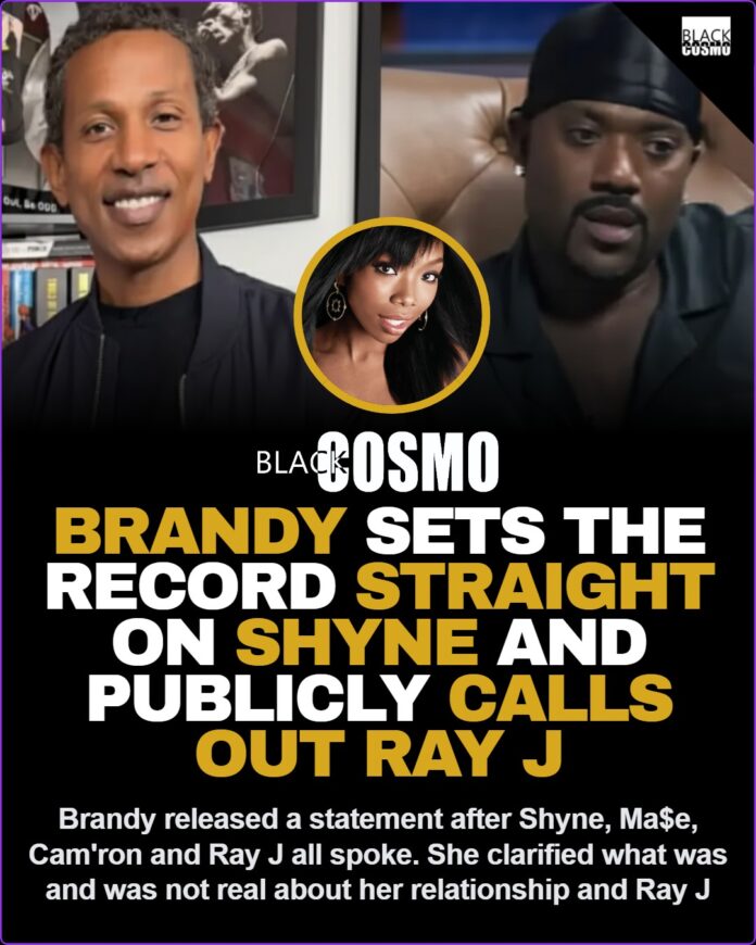 Brandy Sets the Record Straight on Shyne and Calls Out Ray J in 2026 Statement Brandy is speaking her truth in 2026. After Shyne, Ma$e, Cam'ron, and Ray J all made public comments about her personal life, she released a statement — and she did not hold back.