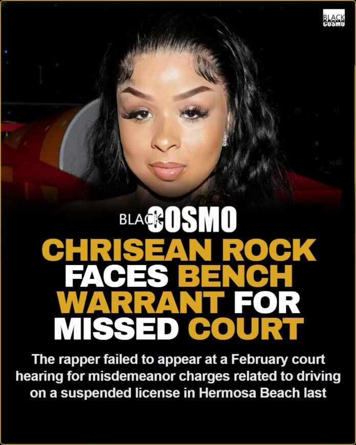 Chrisean Rock Faces Arrest Warrant After Missing Court Appearance Chrisean Rock Has Bench Warrant Issued For Arrest After Allegedly Blowing Off Court