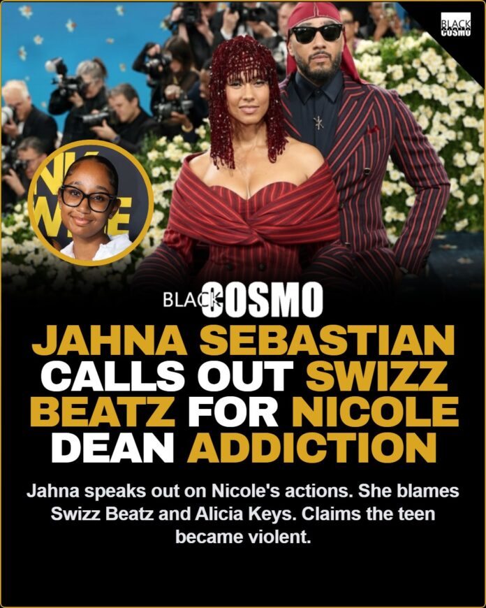 Jahna Sebastian Accuses Swizz Beatz & Alicia Keys Over Teen’s Behavior Jahna Sebastian addressing co-parenting struggles and allegations against Swizz Beatz and Alicia Keys.