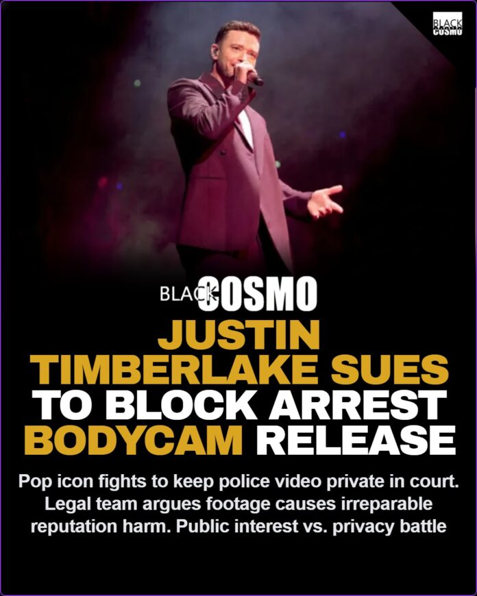 Justin Timberlake Files Lawsuit to Block Release of Drunk Driving Arrest Bodycam Footage Justin Timberlake Files Lawsuit to Block Release of Drunk Driving Arrest Bodycam Footage