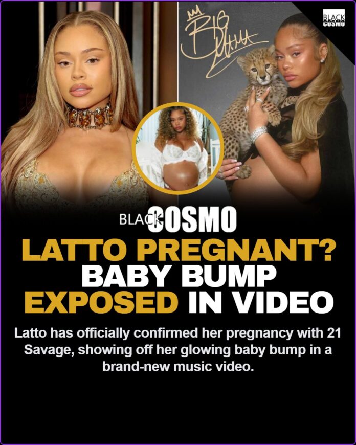 Latto Pregnant? Baby Bump Exposed in New Music Video Latto reveals her pregnant baby bump in the Business and Personal music video for her new album Big Mama.