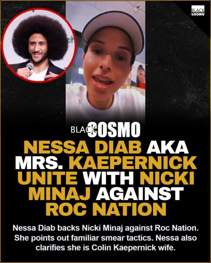 Nessa Diab clarifies she and Colin Kaepernick are married in anti-ROC Nation rant Nessa Diab Clarifes She & Colin Kaepernick Are Married in Anti-Roc Nation Rant