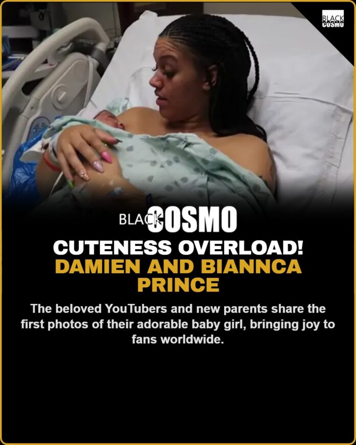 Damien And Biannca Prince Reveal Newborn Baby Girl (PICS) Newborn baby girl, Damien and Biannca Prince's first photos