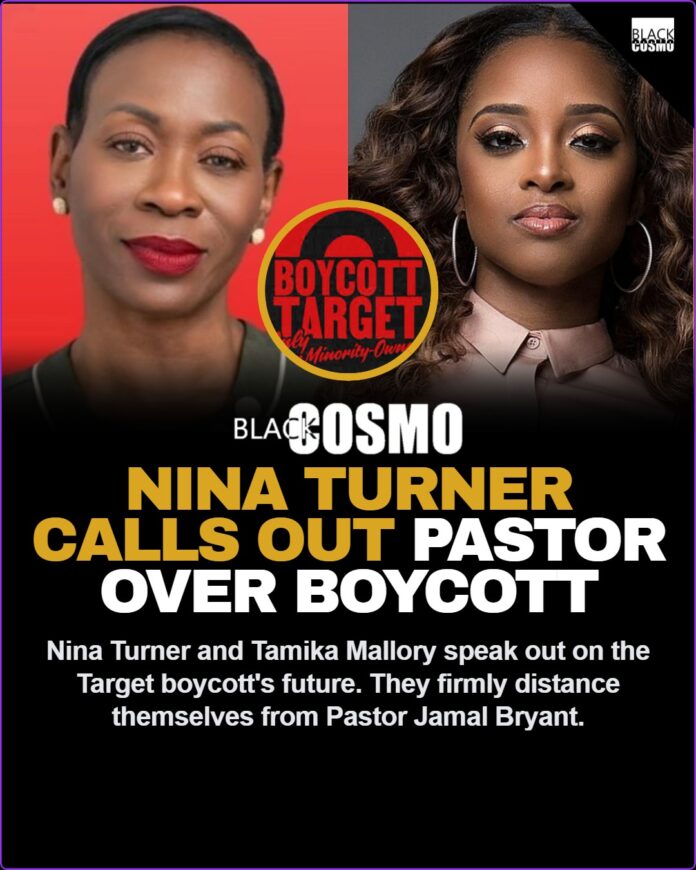 Nina Turner & Tamika Mallory Spill the Tea on Target Boycott Future Nina Turner and Tamika Mallory speaking passionately at a press conference, demanding corporate accountability.