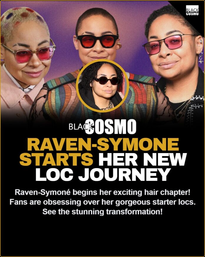 Raven-Symoné Loc Journey: Inside Her Gorgeous New Hair Transformation Raven-Symone showing off her beautiful new starter locs styled by celebrity hairstylist Erinn Courtney.