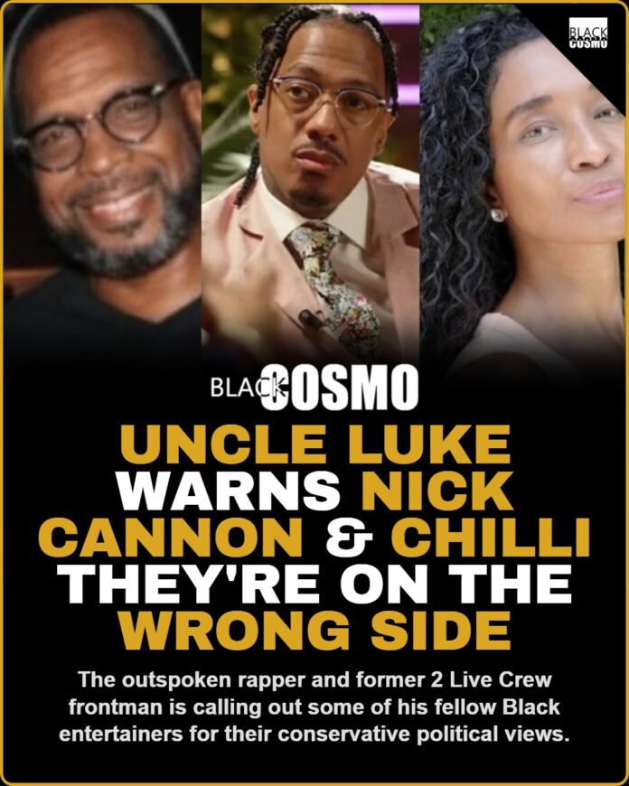 Uncle Luke Warns Nick Cannon & Chilli They’re On The ‘Wrong Side’ Uncle Luke Warns Nick Cannon & Chilli They're On The 'Wrong Side'