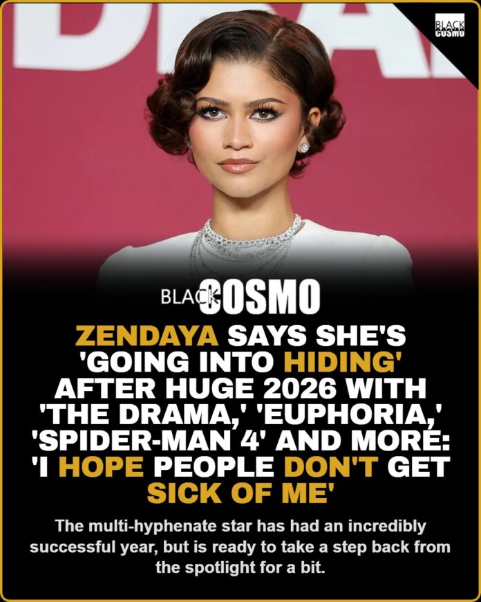 Zendaya posing on the red carpet