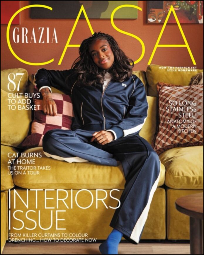 Cat Burns Grazia UK Cover April 2026 Otegha Uwagba Interview Cat Burns featured on the cover of Grazia UK for a special editorial spread, captured in conversation with Otegha Uwagba.