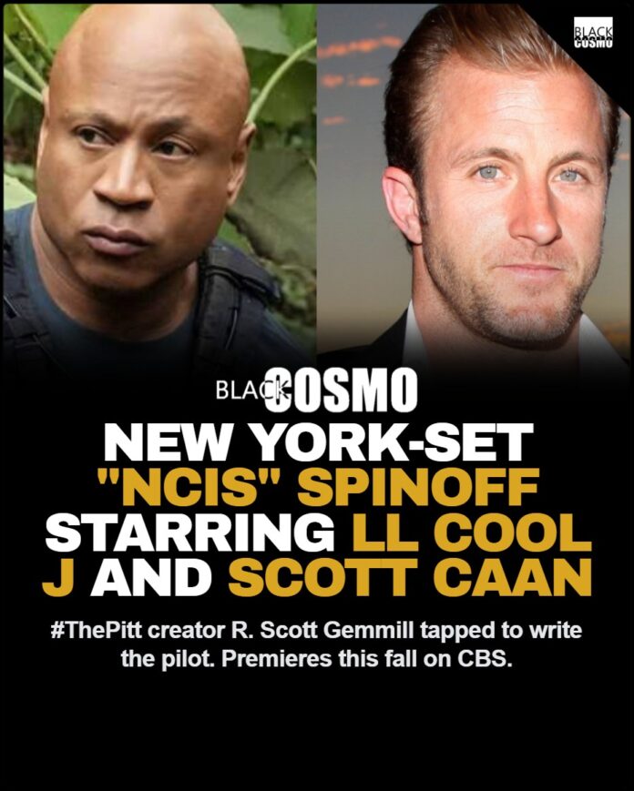 CBS Greenlights New York-Set “NCIS” Spinoff Starring LL Cool J and Scott Caan LL Cool J and Scott Caan standing together, looking serious and ready for action.