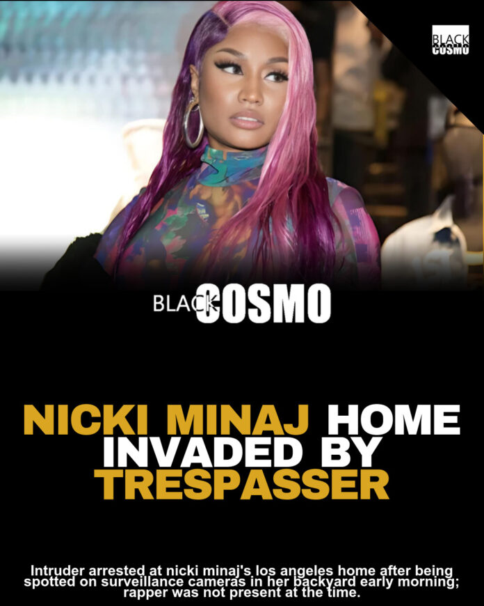 Nicki Minaj’s LA Mansion Intruder Arrested Nicki Minaj’s LA Mansion Intruder Arrested