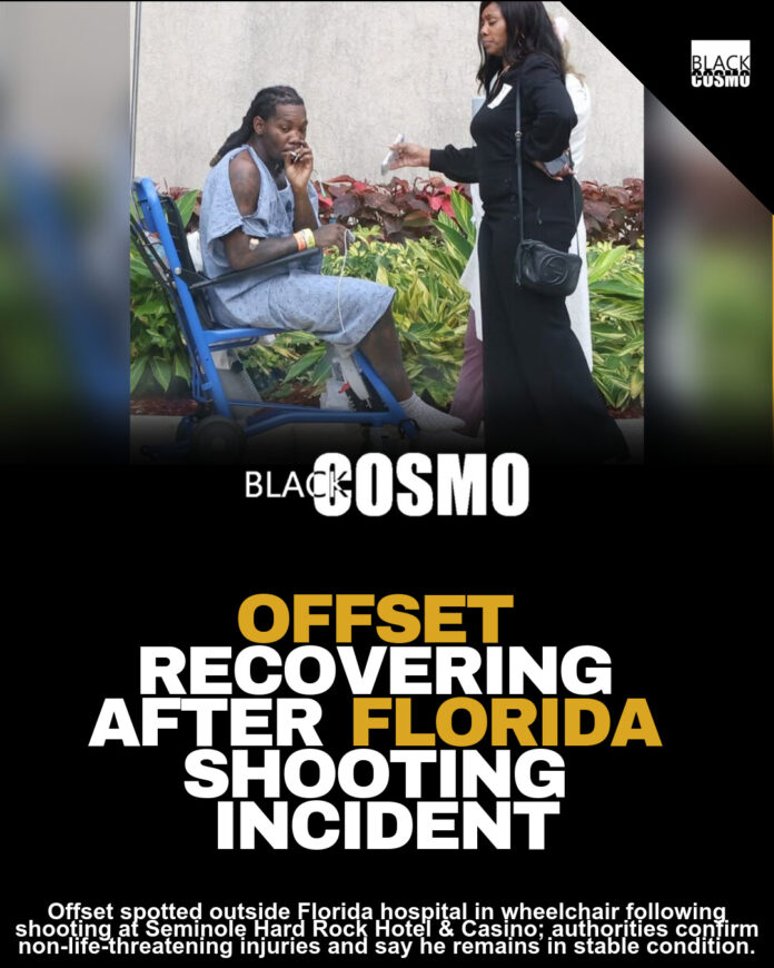 Offset Recovering After Shooting: First Look Outside Hospital Offset Recovering After Shooting: First Look Outside Hospital
