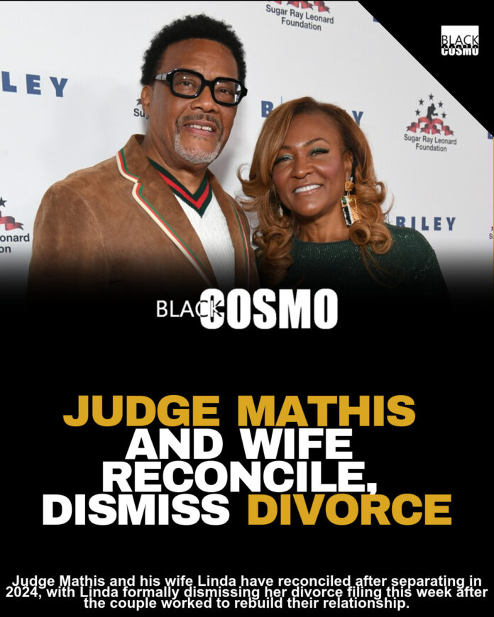 Judge Mathis and Wife Linda Dismiss Divorce Case Judge Mathis and Wife Linda Dismiss Divorce Case